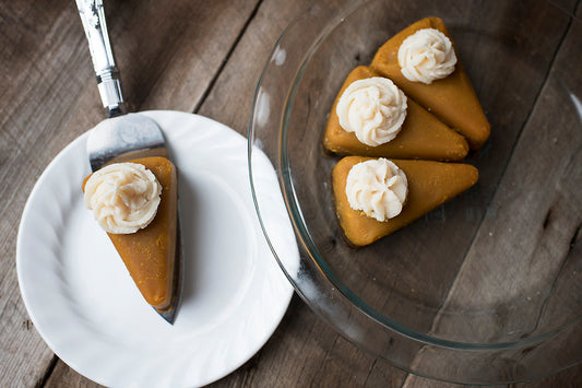 Slice of Goat Milk Pumpkin Pie Soap