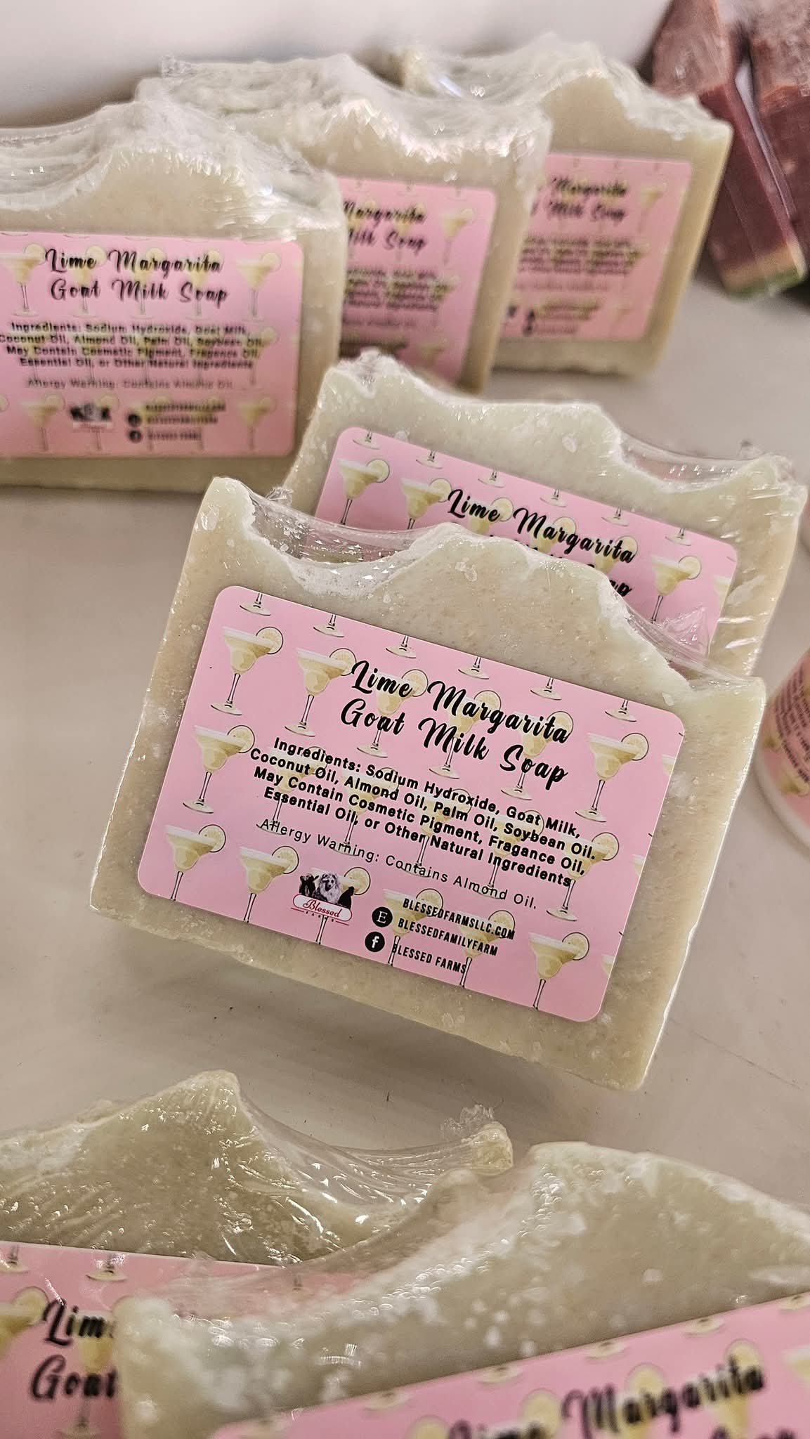Lime Margarita goat milk soap